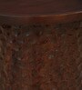 Hammered Mango Wood Nesting Coffee Table Set In Tubbaq Finish