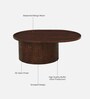 Hammered Mango Wood Nesting Coffee Table Set In Tubbaq Finish