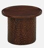 Hammered Mango Wood Nesting Coffee Table Set In Tubbaq Finish