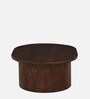 Hammered Mango Wood Nesting Coffee Table Set In Tubbaq Finish