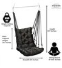 Fabric Printed Swing in Black Colour