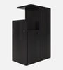 Hana Bedside Table with Storage in Wenge Finish
