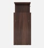 Hana Side Table with Storage in Walnut Finish