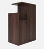 Hana Side Table with Storage in Walnut Finish