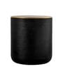 Hananui Metal Stool In Black Finish