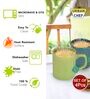 Green 100ml Hancrafted Ceramic (Set of 4) Tea Cups