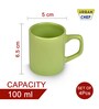 Green 100ml Hancrafted Ceramic (Set of 4) Tea Cups