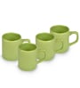 Green 100ml Hancrafted Ceramic (Set of 4) Tea Cups