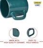 Green 100ml Hancrafted Ceramic (Set of 4) Tea Cups