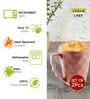 Hancrafted Ceramic Peach 225 ML Coffee Mug Set of 2