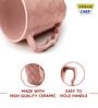 Hancrafted Ceramic Peach 225 ML Coffee Mug Set of 2