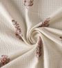 Hand Block Printed 100% Pure Cotton Floral Offwhite & Peach 240 GSM Super Absorbent 2 Hand & 1 Bath Towel Set
