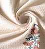 Hand Block Printed 100% Pure Cotton Floral Peach & Teal 240 GSM Super Absorbent  Bath Towels