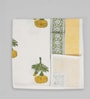 Hand Block Printed 100% Pure Cotton Floral Yellow 240 GSM Super Absorbent  Bath Towels