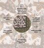 Green Hand Block Printed Floral Kalamkari Queen Double Size Cotton Bedsheet With 2 Pillowcovers