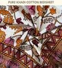 Pink Hand Block Printed Floral Kalamkari Queen Double Size Cotton Bedsheet With 2 Pillowcovers