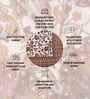 Pink Hand Block Printed Floral Kalamkari Queen Double Size Cotton Bedsheet With 2 Pillowcovers