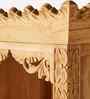 Ryce Hand Carved Bookshelf in Honey Finish