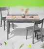Hand Draw Flowers  Multicolor (60 x 12) Cotton Canvas Table Runner