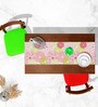 Hand Draw Flowers  Multicolor (60 x 12) Cotton Canvas Table Runner