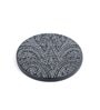 Black Hand Engraved Stone (Set of 4) Coasters