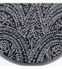 Black Hand Engraved Stone (Set of 4) Coasters
