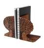 Multicolour Sheesham Wood Tree Book Bookend