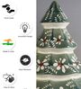 Hand Made Green Ceramic Christmas Tree Decorative
