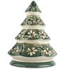 Hand Made Green Ceramic Christmas Tree Decorative