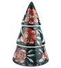 Hand Made Green Ceramic Christmas Tree Decorative