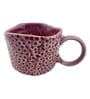Hand Moulded Speckled 200ml Pink Ceramic (Set of 2) Tea Cup