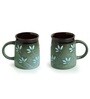 Bryson 400ml Green (Set of 2) Ceramic Coffee Mug