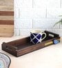 Hand Painted Blue Bird Rectangular Mango Wood Tray