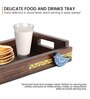 Hand Painted Blue Bird Rectangular Mango Wood Tray
