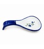 Blue Hand-Painted Ceramic Spoon Rest Blue
