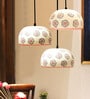 Hand Painted Terracotta Cluster Hanging Light
