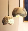 Hand Painted Terracotta Cluster Hanging Light