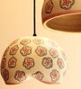 Hand Painted Terracotta Cluster Hanging Light