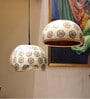 Hand Painted Terracotta Cluster Hanging Light
