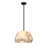 Hand Painted Terracotta Dome Hanging Light Hand Painted Terracotta Dome Hanging Light