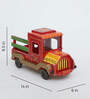 Hand Painted Wooden Mini Truck Tall With Storage Box
