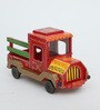 Hand Painted Wooden Mini Truck Tall With Storage Box