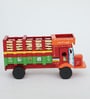 Hand Painted Wooden Truck Tall With Storage Box
