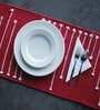 Red Cotton 72 x 13 Inches Table Runner