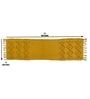 Orange Cotton 72 x 13 Inches Table Runner