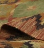 Brown Wool & Jute Hand Woven 4 X 6 Feet Dhurrie
