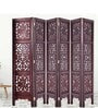 Oriental Brown Wood Divider Panel