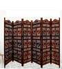 Sun & Moon Brown Wood Divider Panel