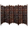 Sun & Moon Brown Wood Divider Panel