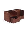 Handcarved Tree Of Life Sheesham Wooden Desk Organizer